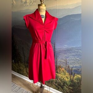 RED VINTAGE SEARS DRESS